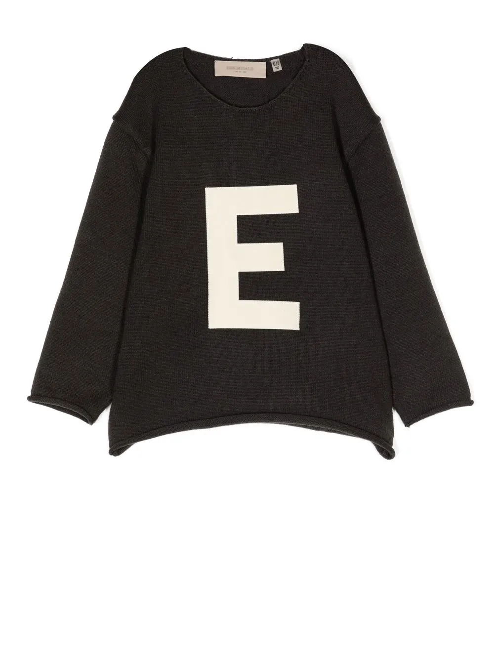 

FEAR OF GOD ESSENTIALS sudadera Big E - Negro