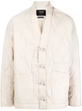 FIVE CM faux-leather jacket - White