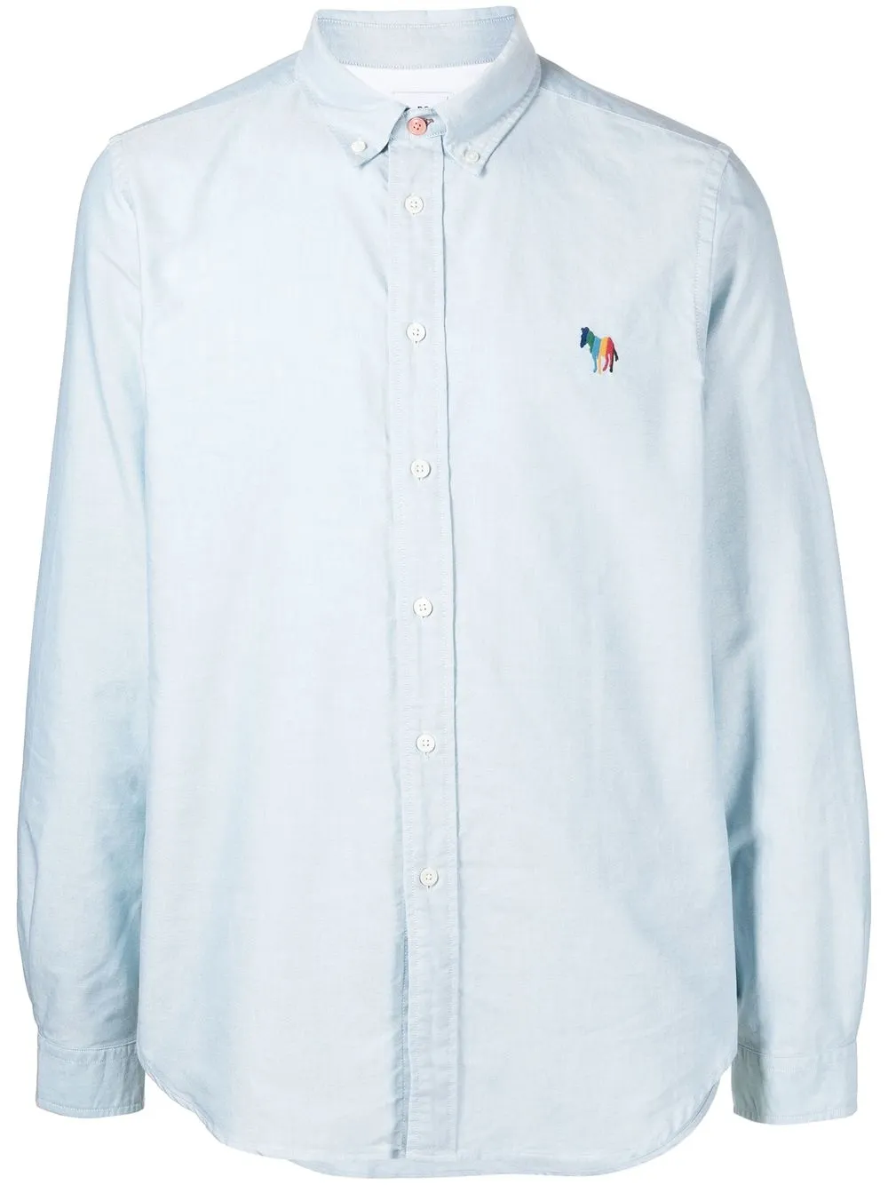 

PS Paul Smith signature Zebra-motif shirt - Blue