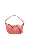 BY FAR pebbled-texture tote bag - Pink