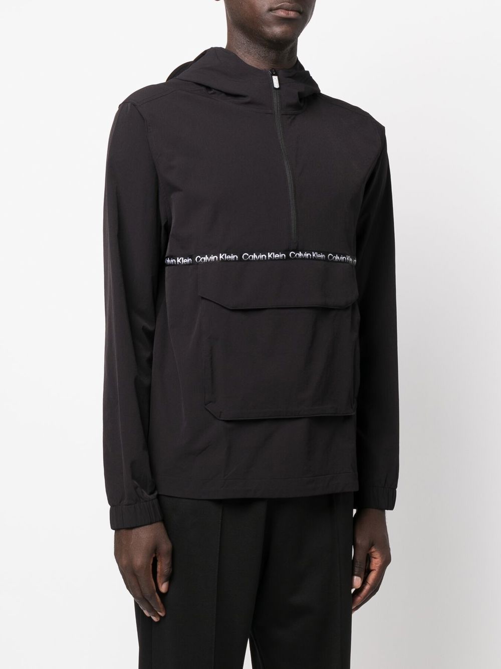 Calvin Klein logo-print Hooded Jacket - Farfetch