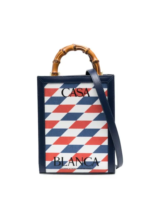 Casablanca tote con logo estampado