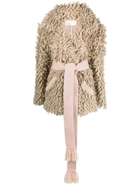 SHERPA faux-fur fluffy coat