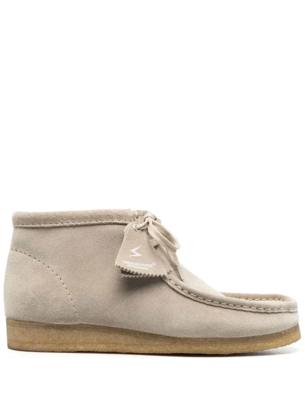 Clarks Wallabee Suede Derby Shoes - Farfetch