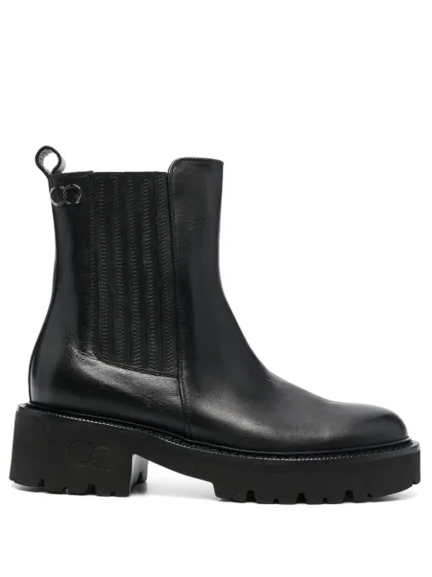 Casadei botas chelsea con suela gruesa