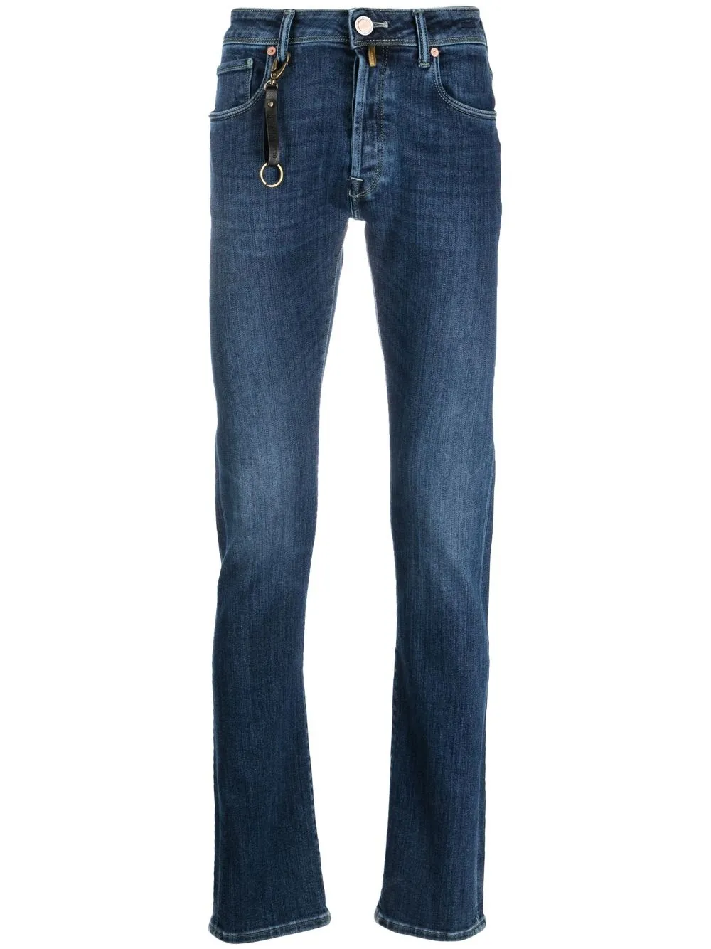 

Incotex high-rise skinny jeans - Blue