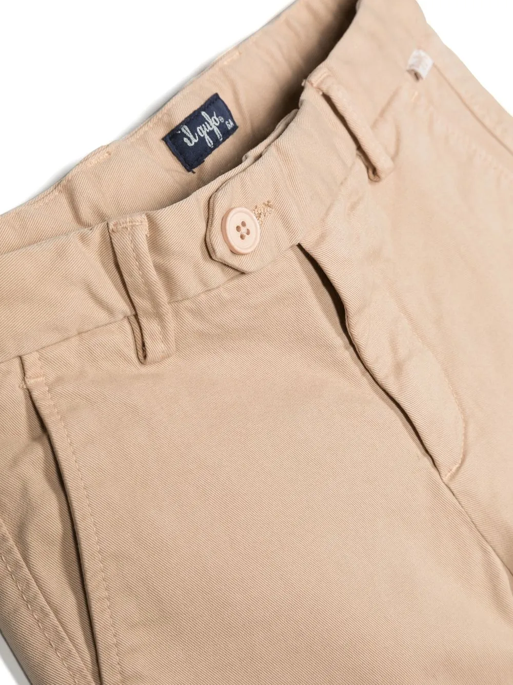Cotton Straight-Leg Chinos