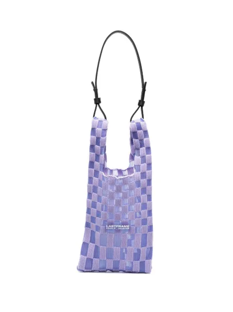 LASTFRAME interwoven sheer tote bag