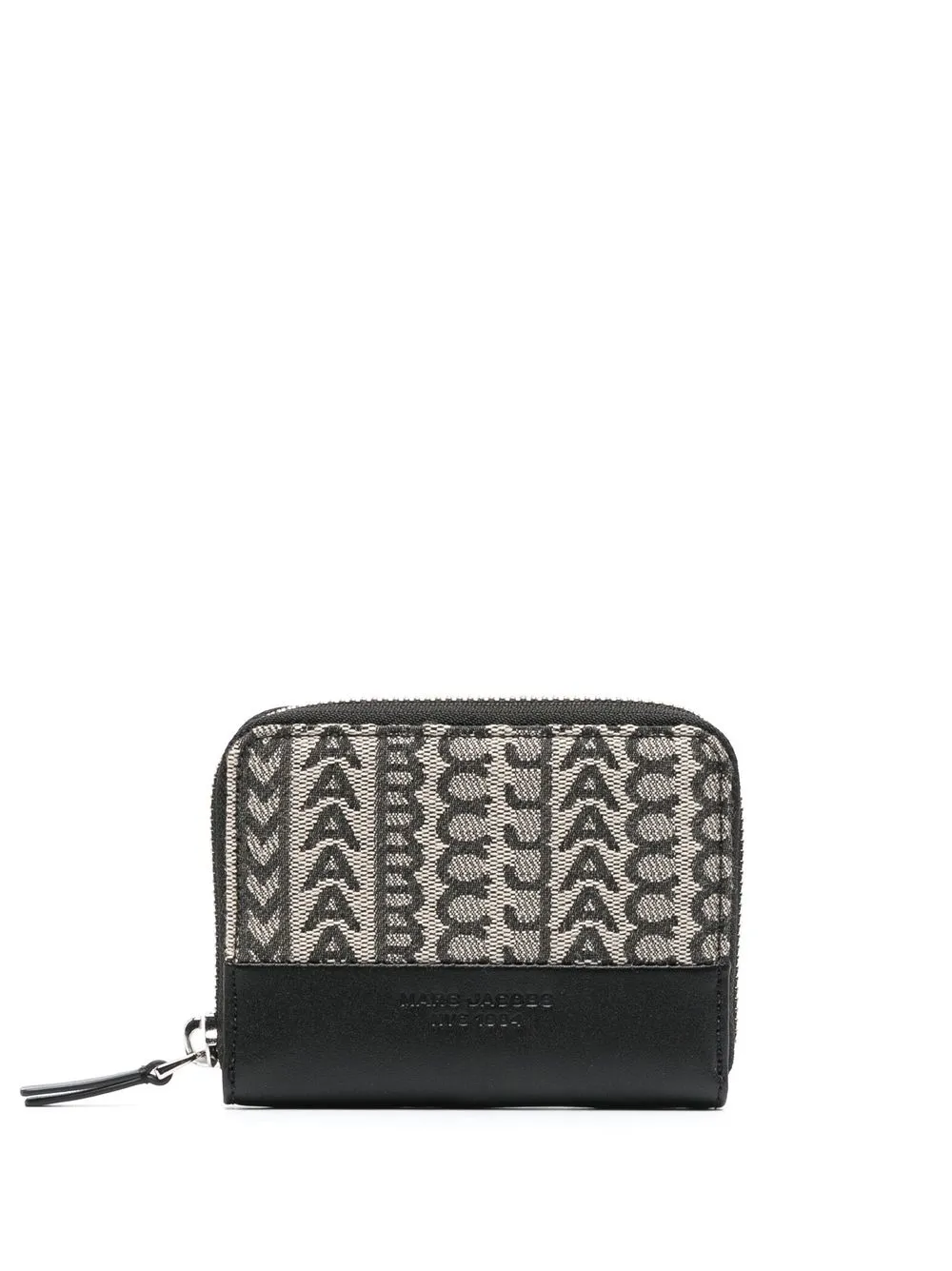 

Marc Jacobs monogram-jacquard leather-trim wallet - Neutrals