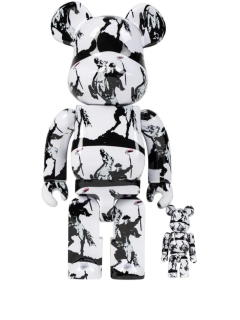 MEDICOM TOY set de figuras BE@RBRICK 100% y 400% de Medicom Toy x Brandalism Highwayman