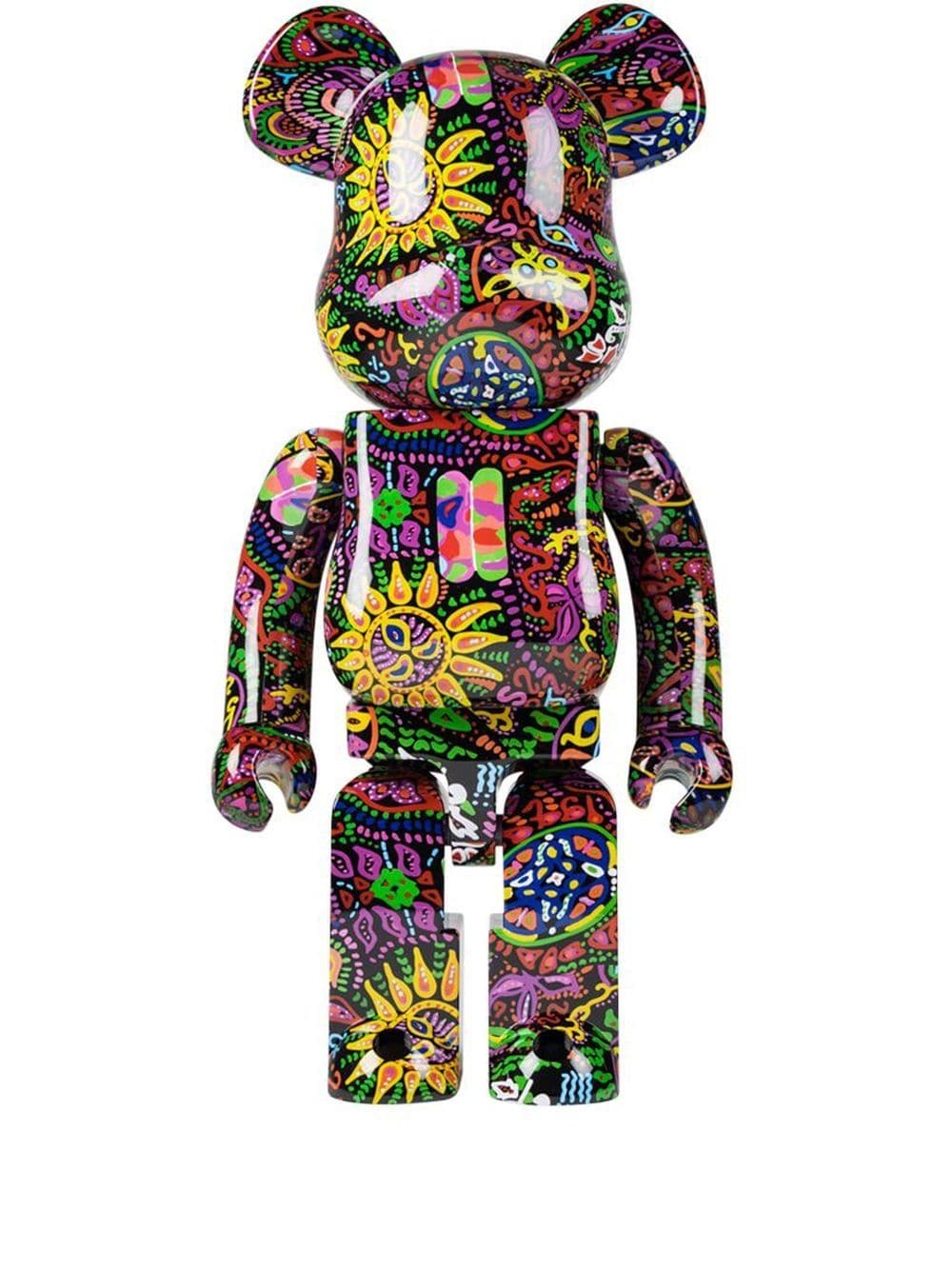 Medicom Toy Psychedelic Paisley Be@rbrick 1000% Figure In Multicolour