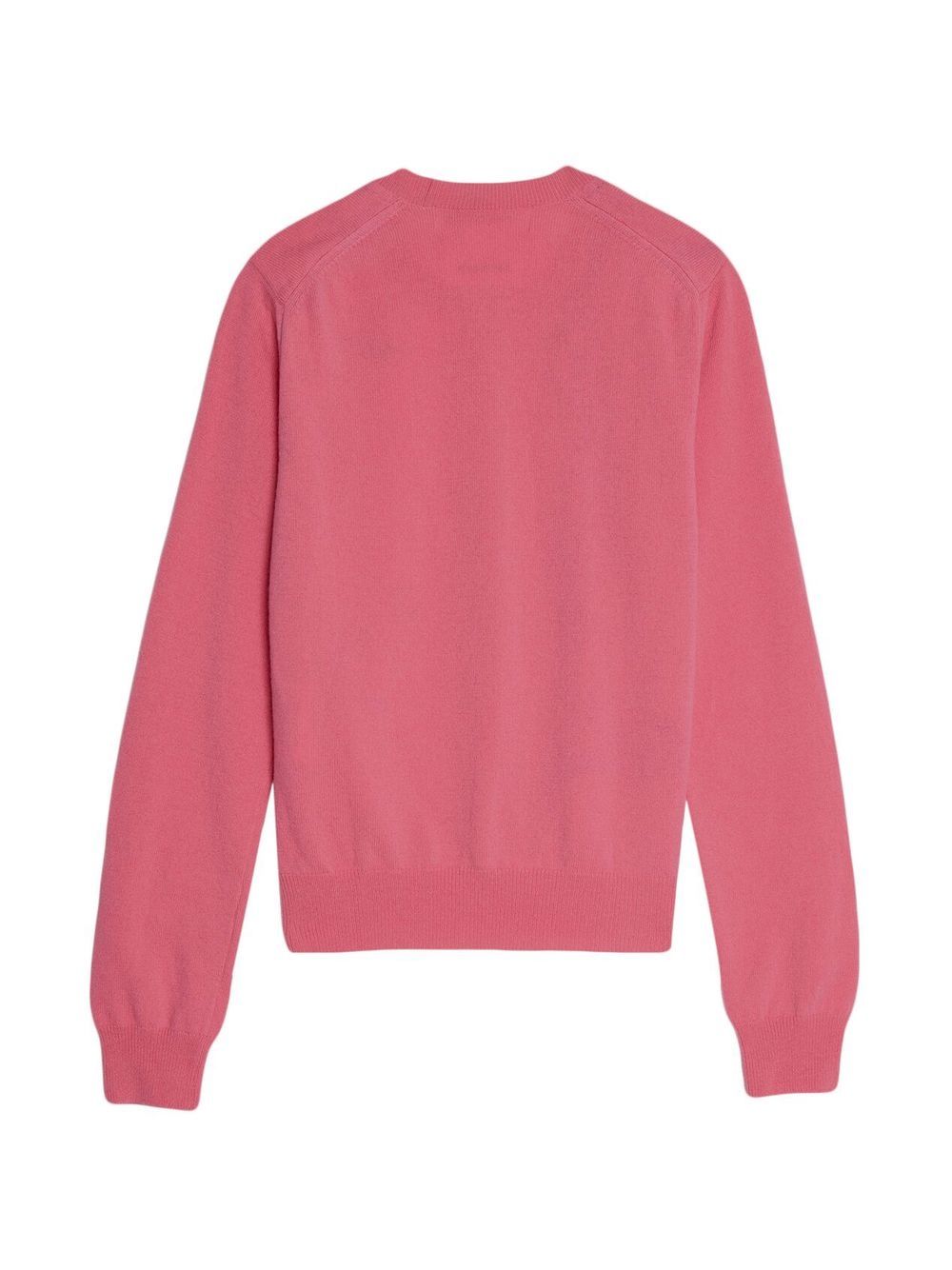 Shop Comme Des Garcons Girl Round-neck Knit Jumper In Pink