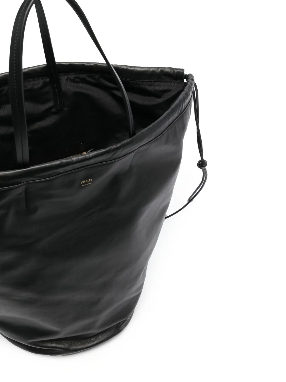 Osa leather drawstring tote bag