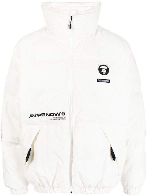 AAPE BY *A BATHING APE® logo-patch padded jacket
