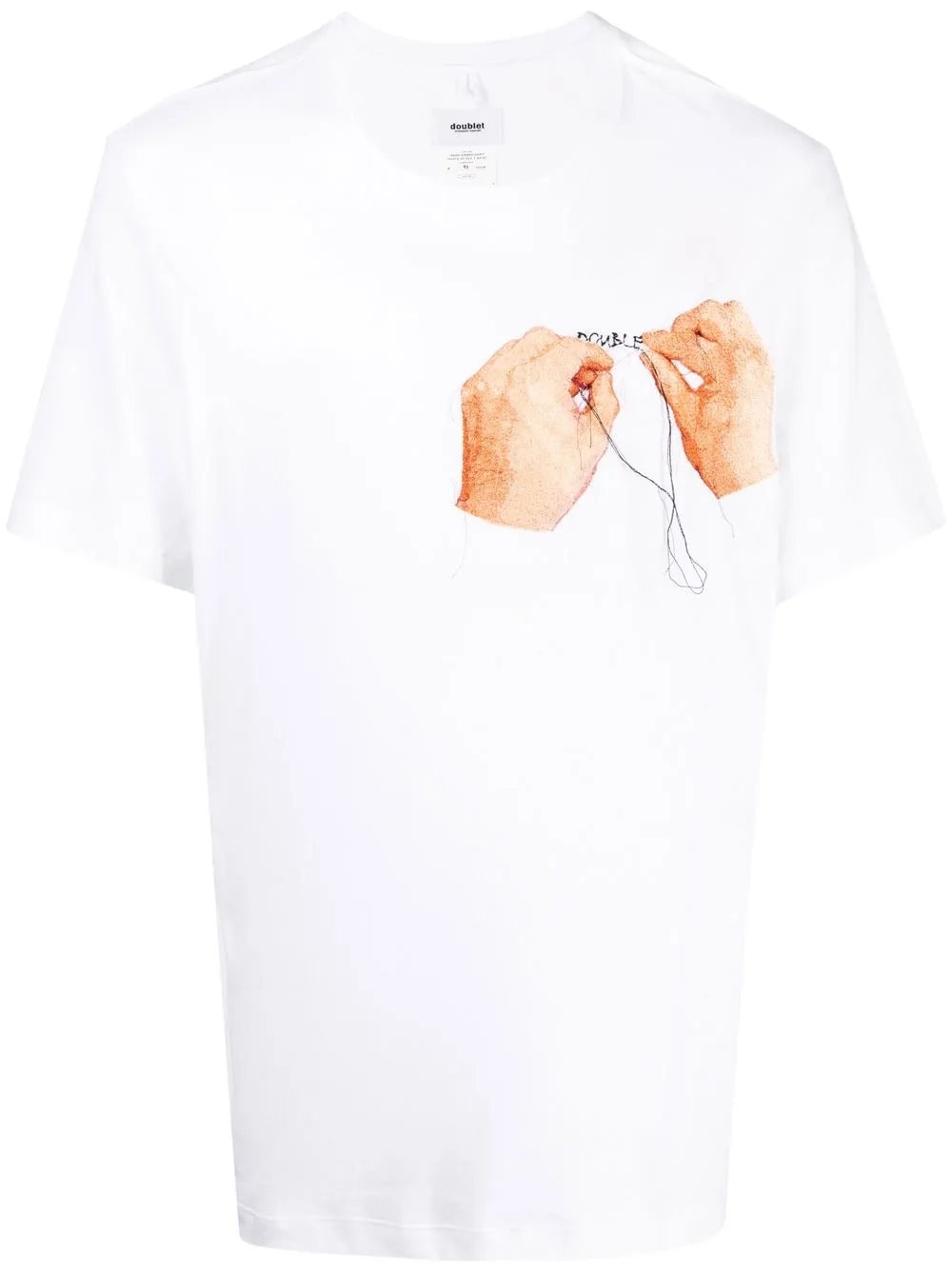 

Doublet playera con estampado gráfico - Blanco