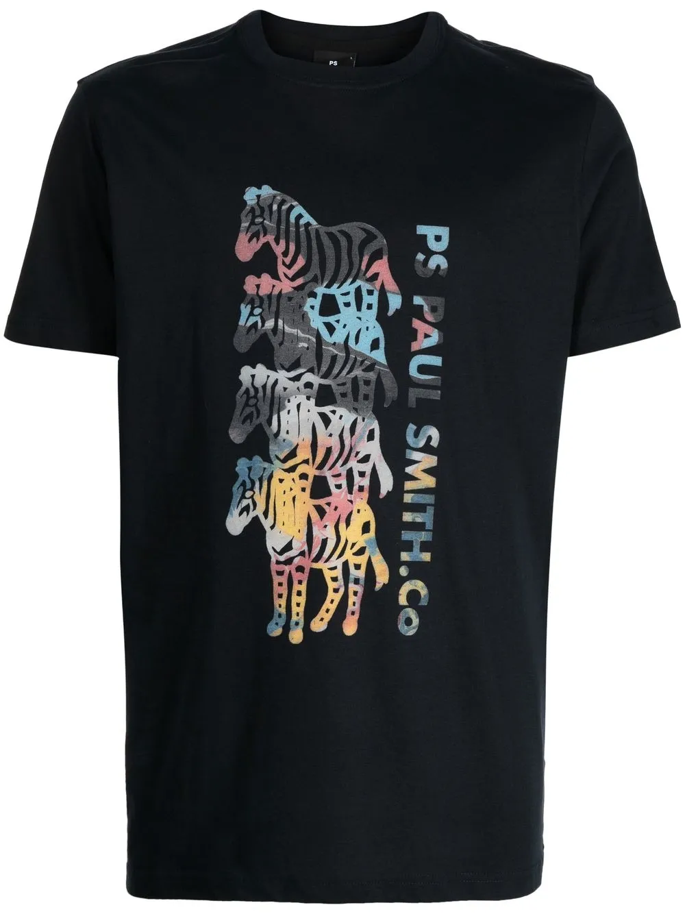 

PS Paul Smith playera con estampado de cebra - Negro