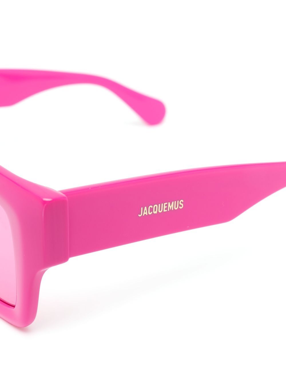 Jacquemus logo-plaque square-frame sunglasses Women