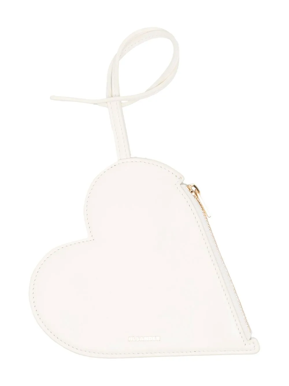 

Jil Sander heart-shape keyring - Neutrals