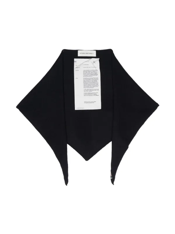 Extreme Cashmere Knitted Snood Scarf in Blue