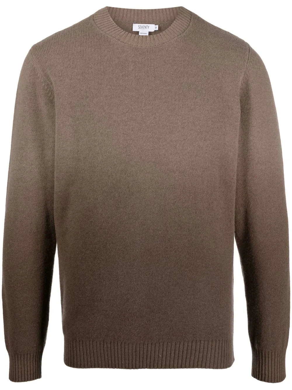 

Seventy ombré-effect wool jumper - Brown