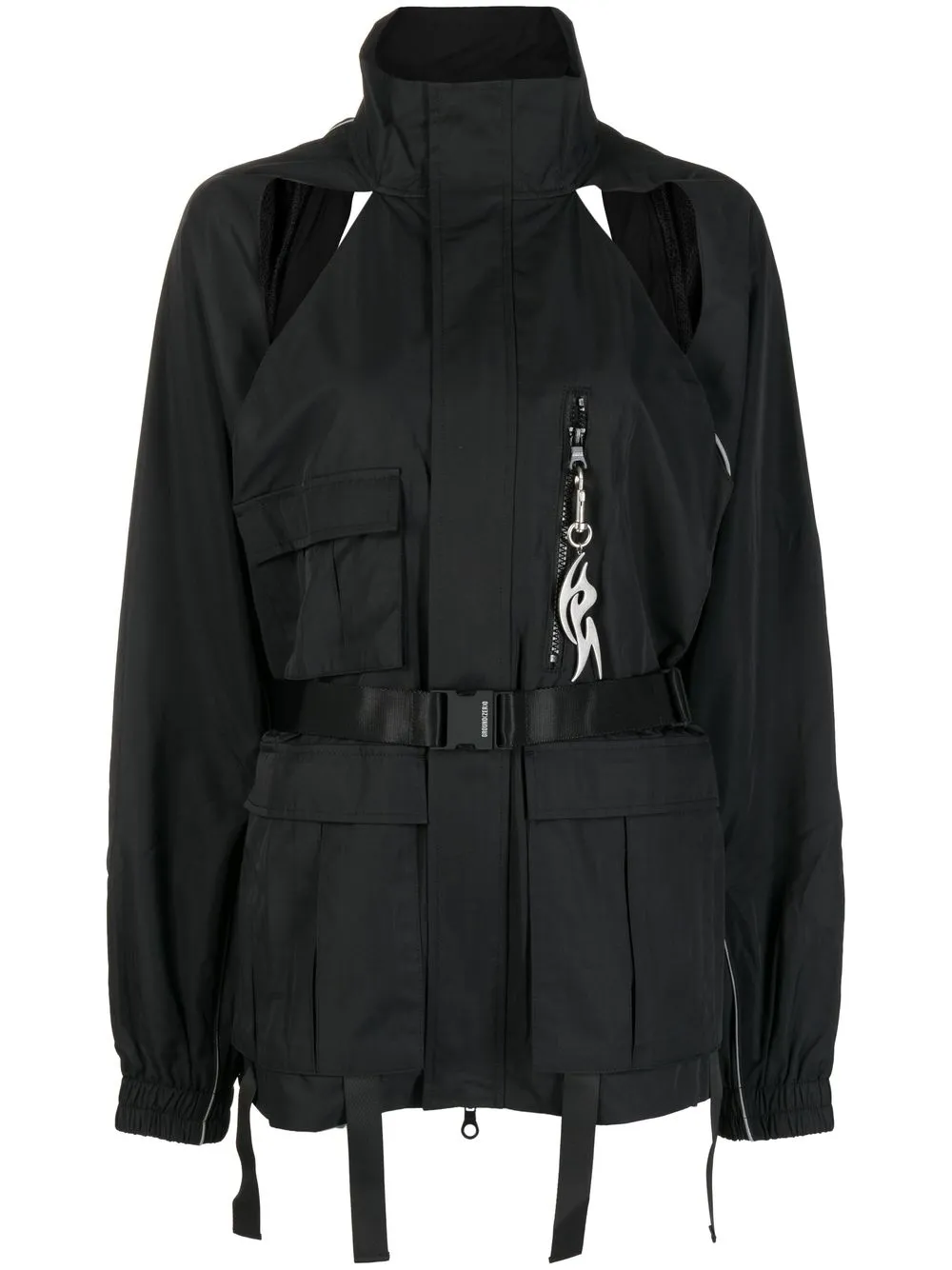 

Ground Zero zip-up utility jacket - Black