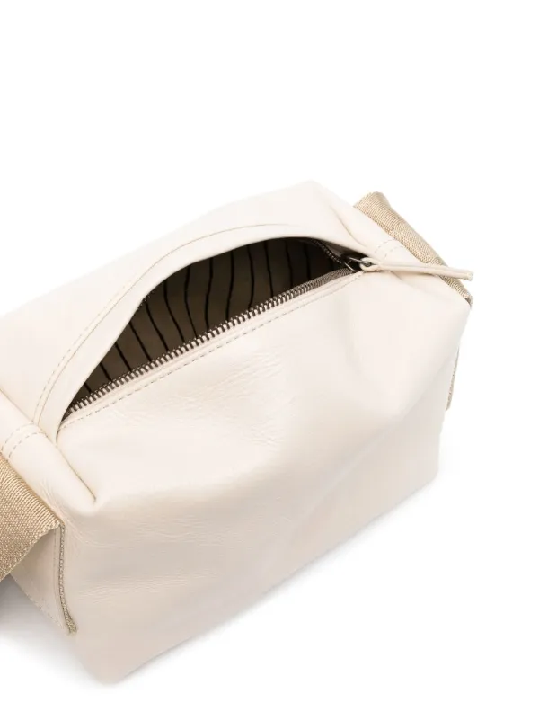 ◆VALLUV◆ LUCY BAG WHITE BEIGE [正規品/関税込] White crossbody bag with studs | Gaudì