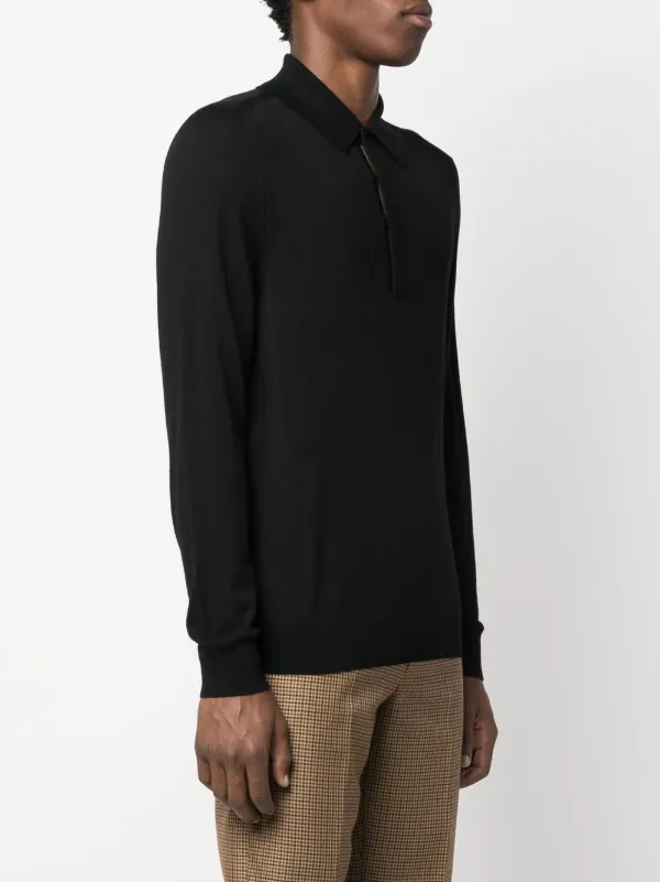 Paul Smith long-sleeve Knitted Polo 