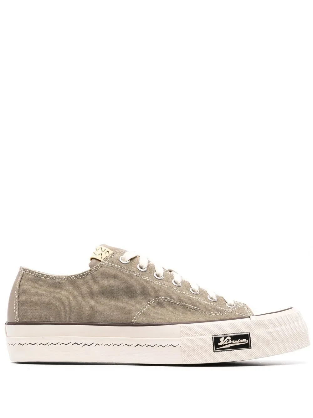 

visvim tenis bajos con paneles - Verde