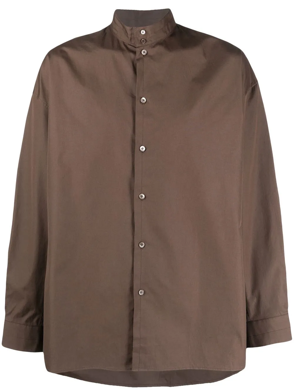 

Lemaire button-down fitted shirt - Brown