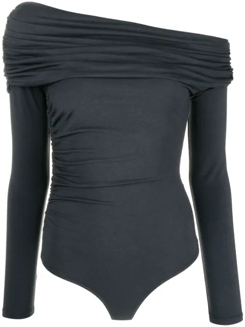 AGOLDE one-shoulder knitted bodysuit