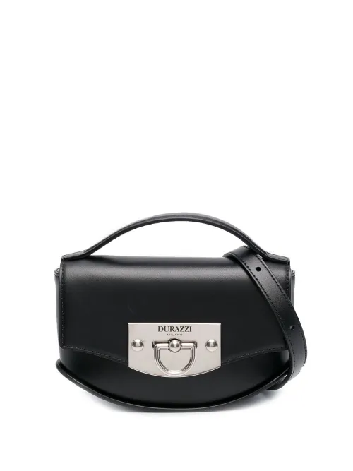 Sac porté épaule en cuir à fermoir rotatif - Durazzi Milano - Modalova