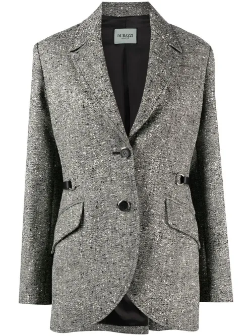 Blazer à simple boutonnage - Durazzi Milano - Modalova