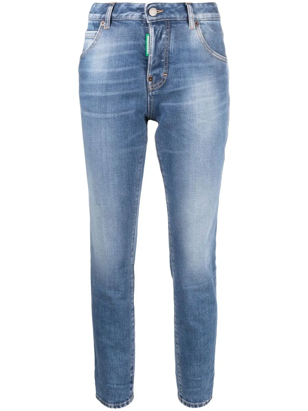 

Dsquared2 jeans con parche del logo - Azul