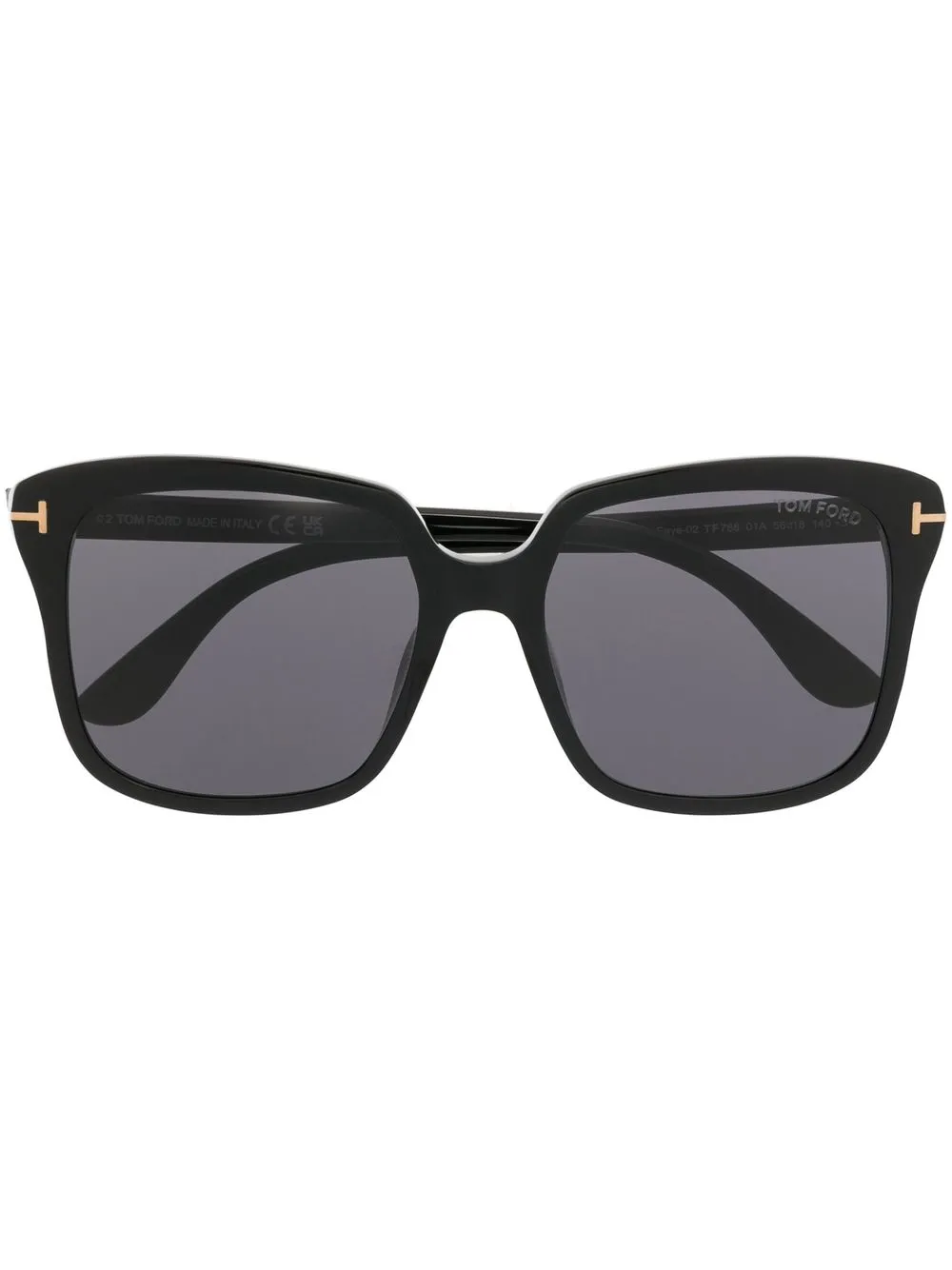 

TOM FORD Eyewear lentes de sol con armazón wayfarer - Negro