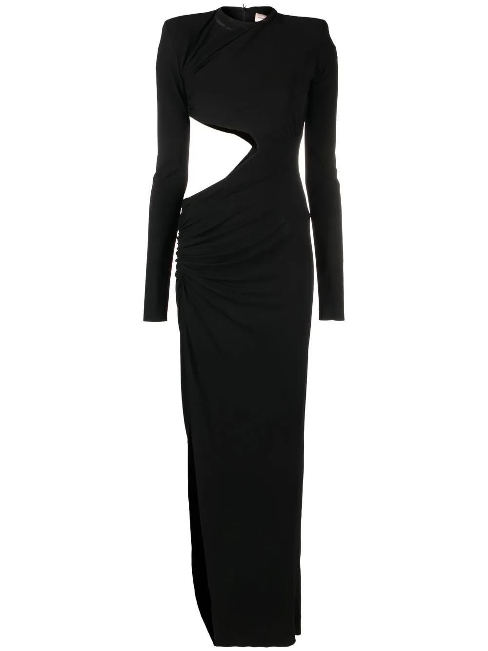 

Alexandre Vauthier vestido con detalle fruncido - Negro