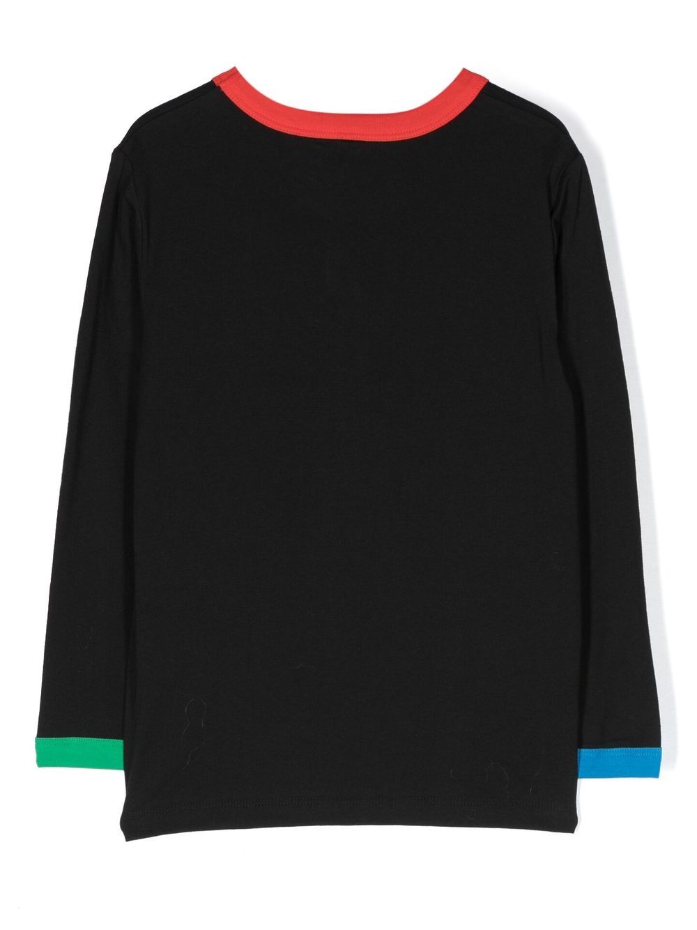 

Stella McCartney Kids playera manga larga con estampado gráfico - Negro