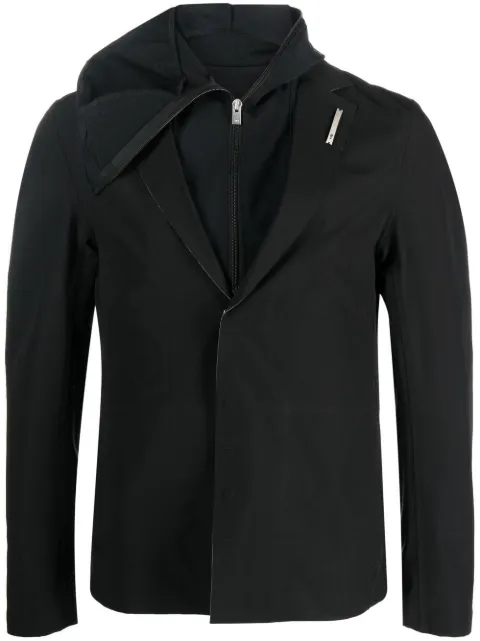 HELIOT EMIL funnel neck single-breasted blazer