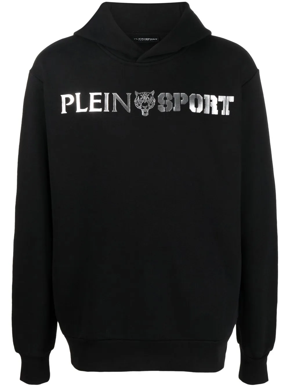 

Philipp Plein hoodie estilo suéter con logo estampdo - Negro