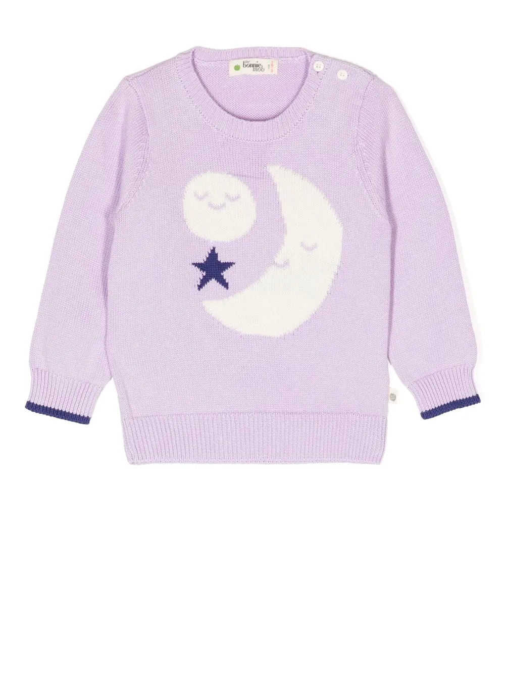 

the bonnie mob moon-knit jumper - Purple
