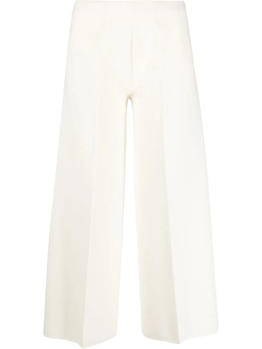 

D.Exterior pantalones capri de tejido fino - Blanco