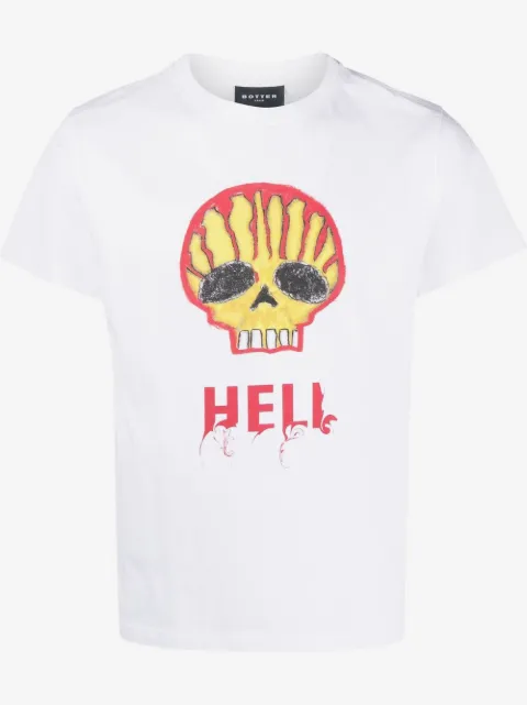 Botter skull-print short-sleeve T-shirt 