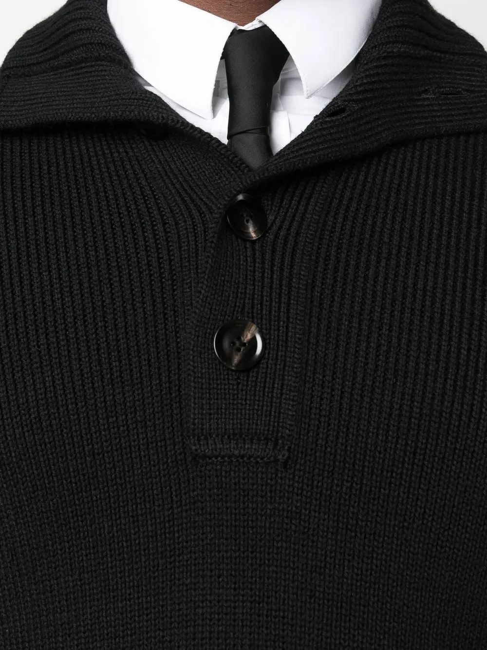 TOM FORD Ribgebreide trui Zwart