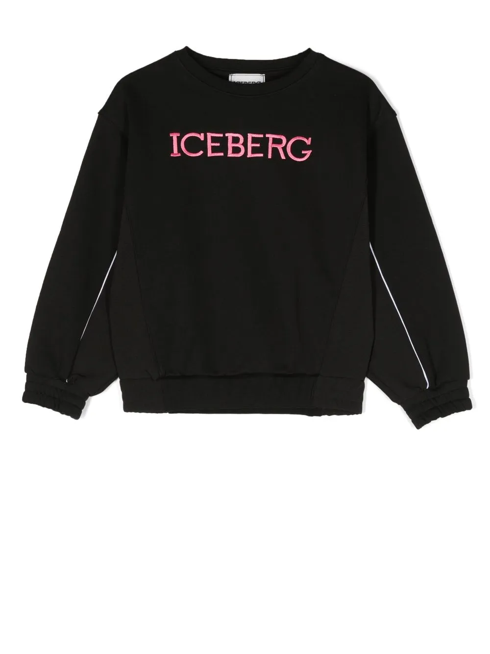 

Iceberg Kids embroidered-logo crew neck sweatshirt - Black