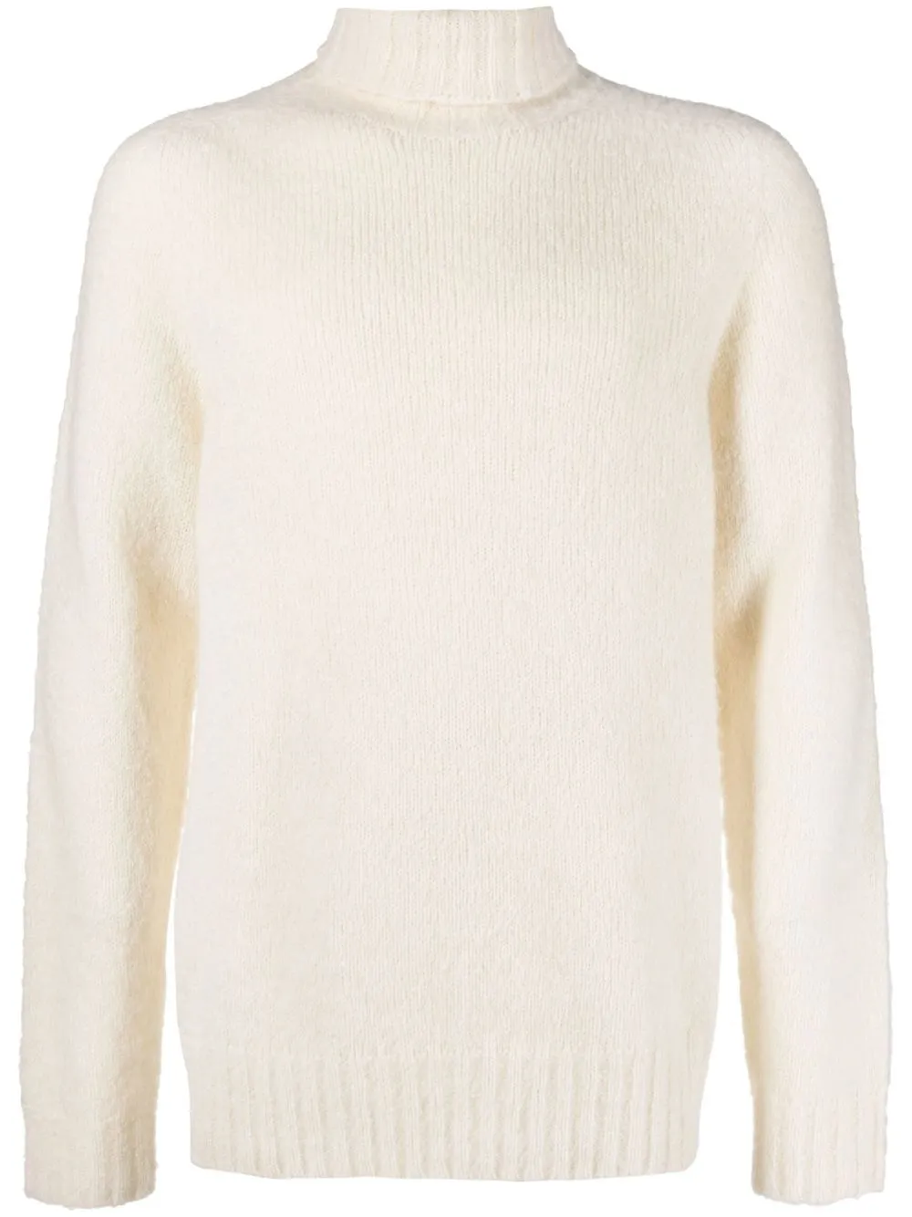 

Officine Generale ribbed-knit roll neck jumper - White