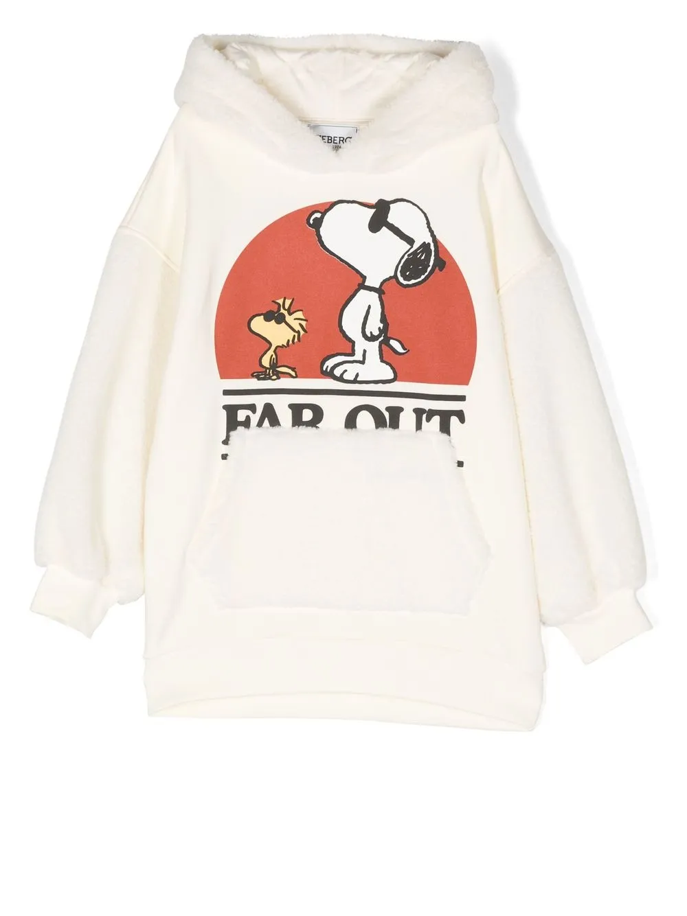 

Iceberg Kids graphic-print hoodie - White