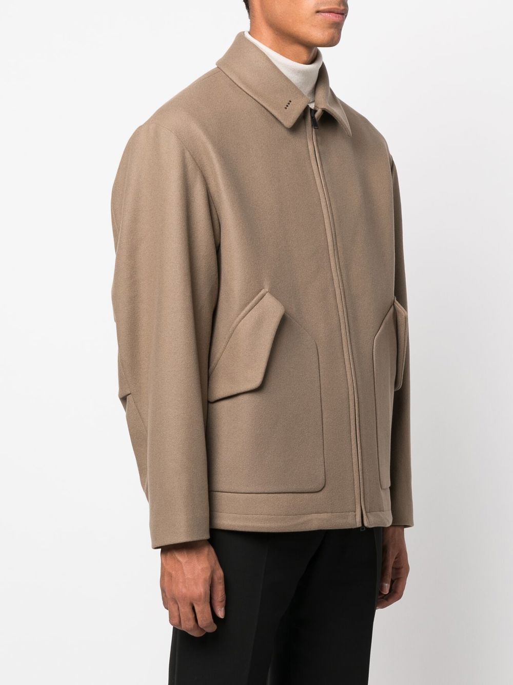 Hevo Classic Collar Zipped Jacket - Farfetch