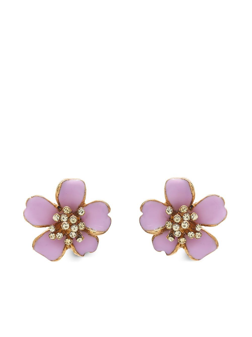 Oscar De La Renta flower-shaped Earrings - Farfetch