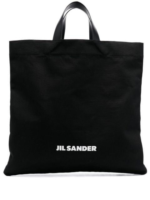 Jil Sander - logo-print tote bag