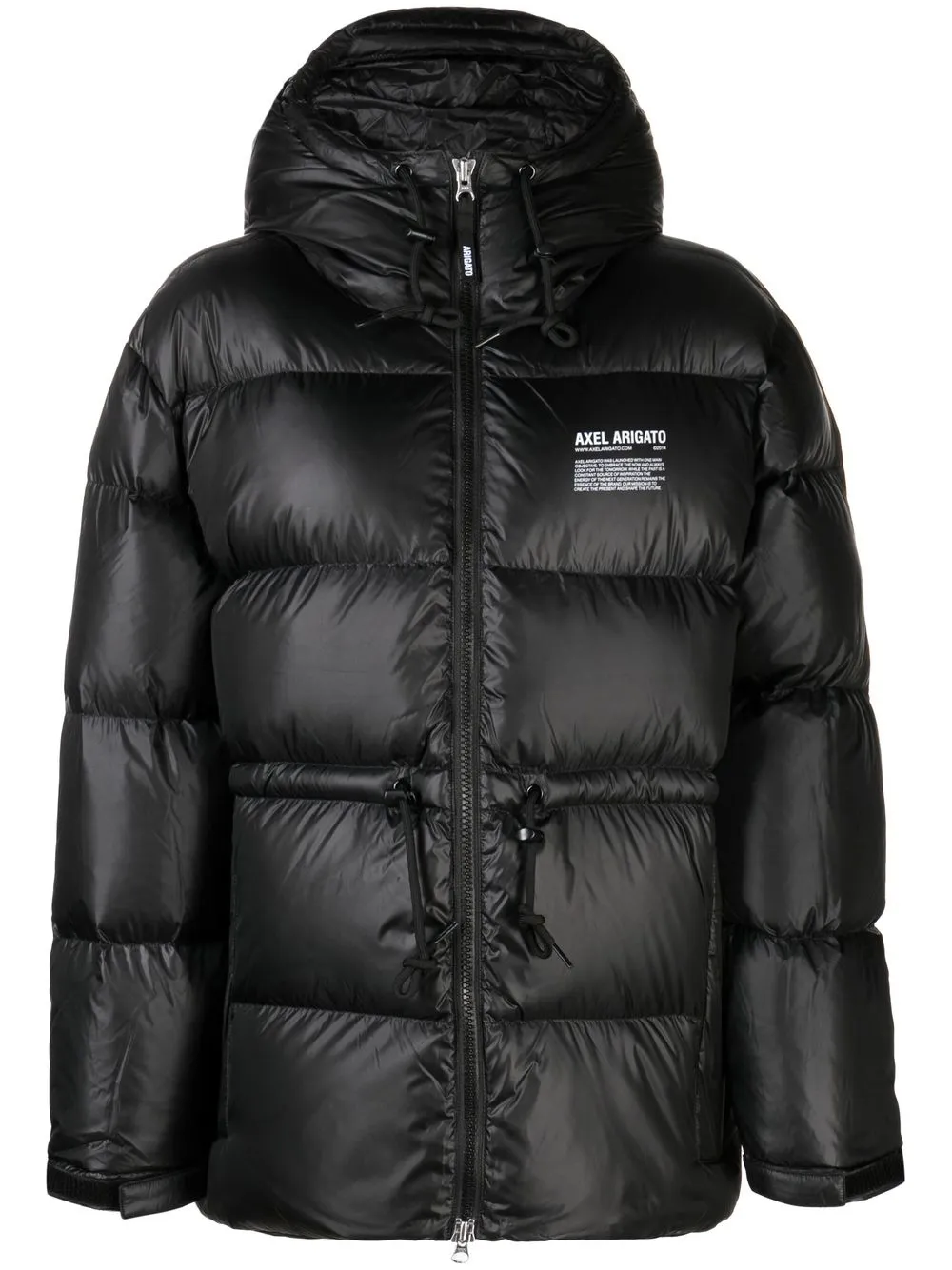 

Axel Arigato Rhode down hooded jacket - Negro