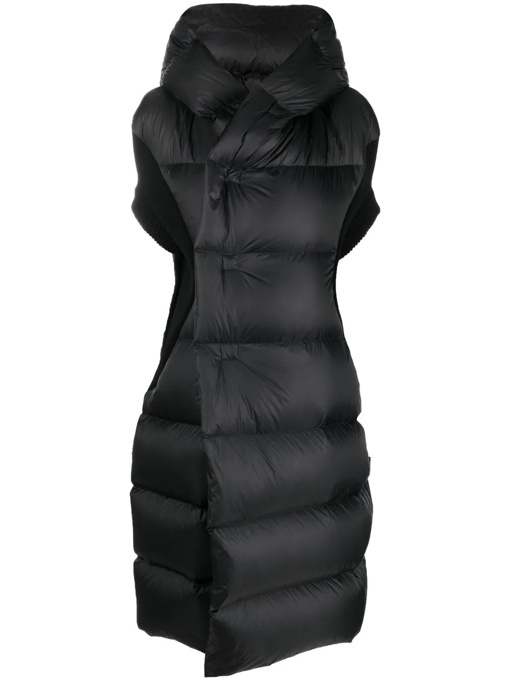 

Rick Owens sleeveless padded down coat - Black